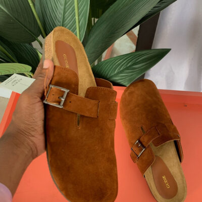 Men Suede Mule